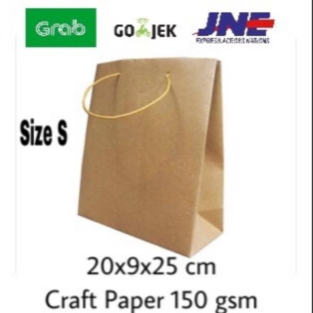 

KELIPATAN ORDER 20 PCS / Paperbag paper bag 20x9x25 Kantong kertas Tas kertas Goodie bag Shopping bag