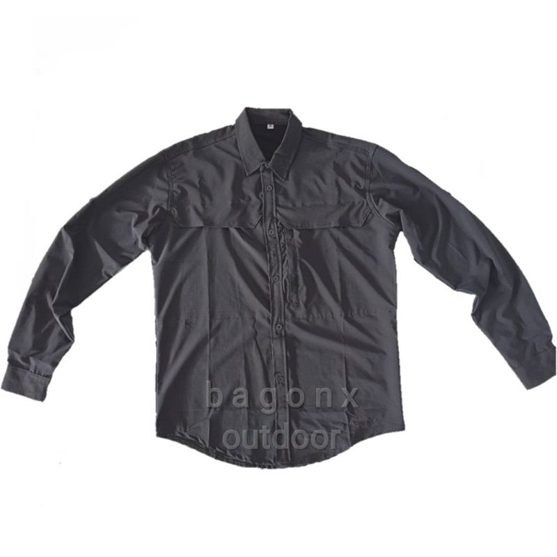 kemeja pdl panjang quickdry - kemeja gunung