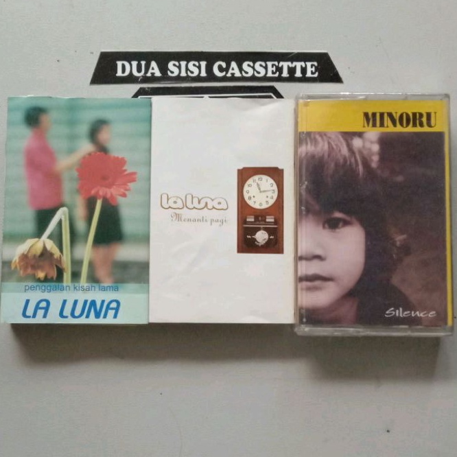 paket kaset laluna - menanti pagi - pebggalan kisah lama - minoru - silent