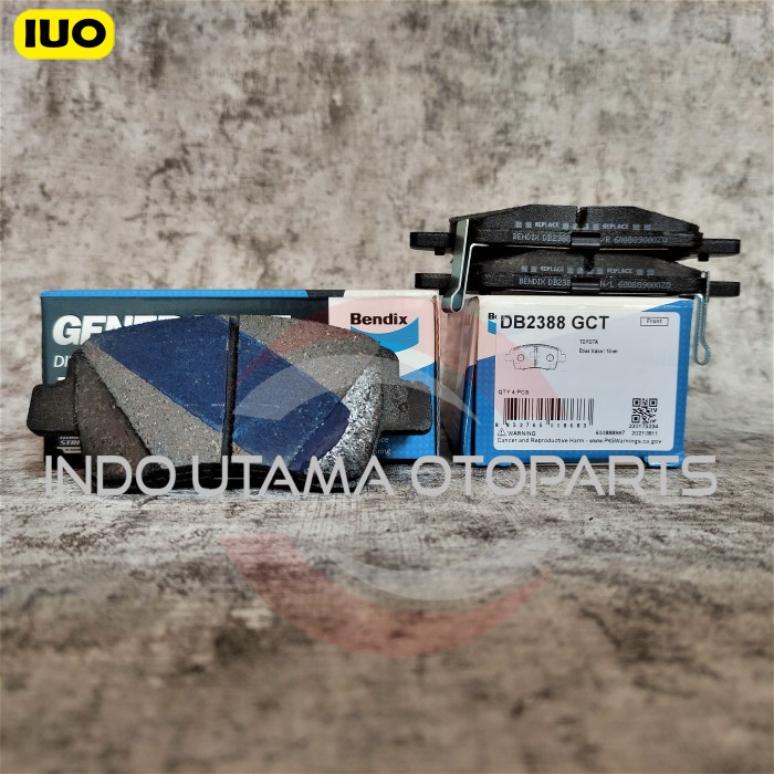 Kampas Rem Etios Valco Etios liva BENDIX Brake Pad DB 2388 GCT