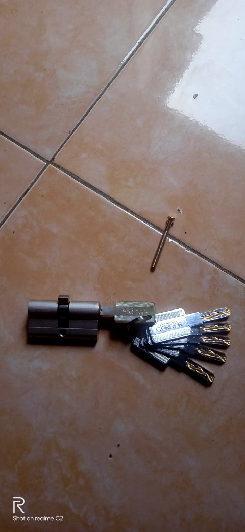 Cilinder Kunci Besar-cylinder Key-gerber 60mm