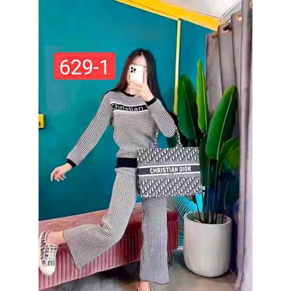 Stelan jaket rajut tebal LV #9976