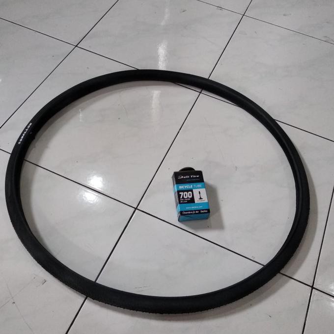 1 Set 700 X 23C Ban Luar Dalam Swallow Deli Sepeda Fixi 23 Fixie