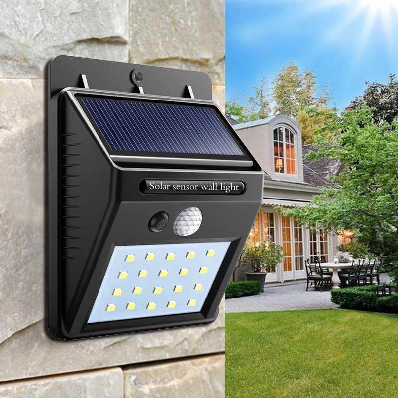 TaffLED Lampu Solar Sensor Gerak Weatherproof 460 Lumens 6500K- L20 ( Al-Yusi )