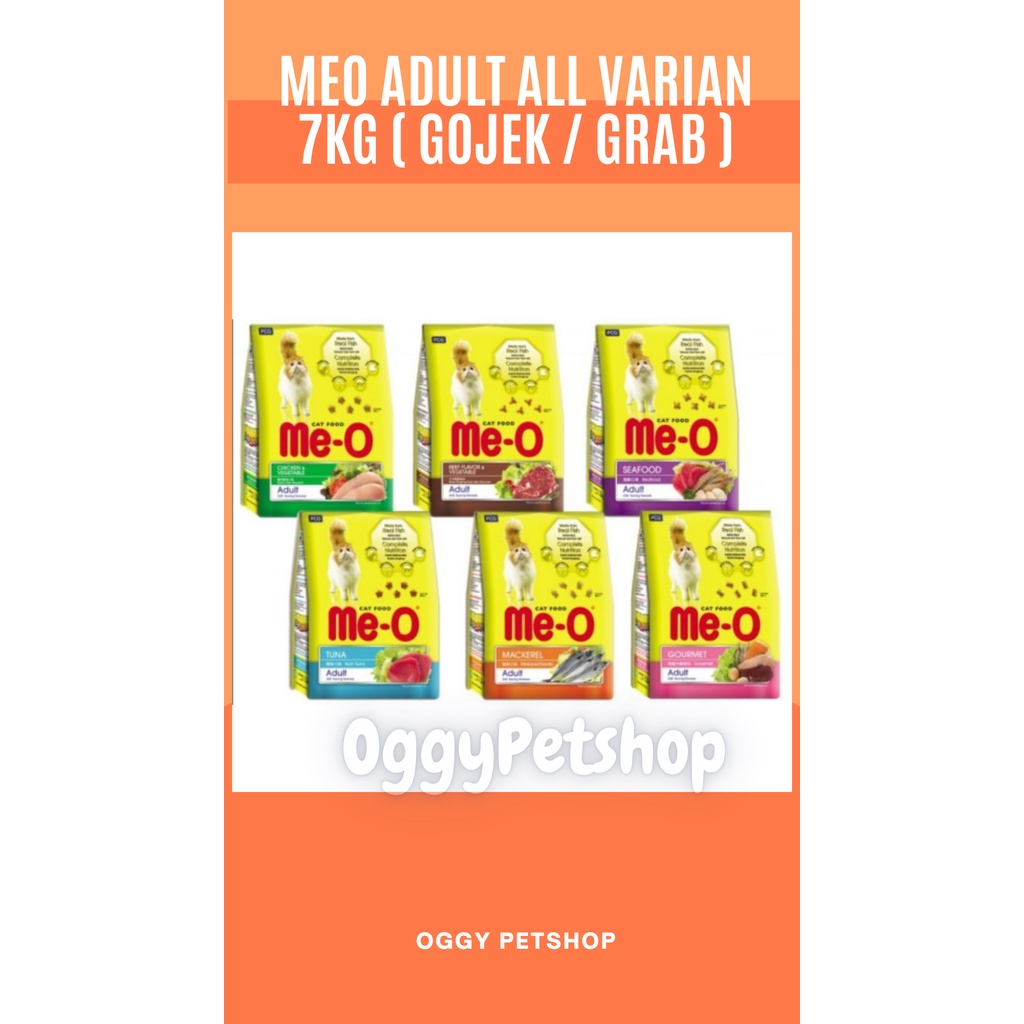 [GRAB GOJEK] ME-O ADULT All Variant Semua Rasa Makanan Kucing Dewasa MEO Freshpack meo adult 7 Kg