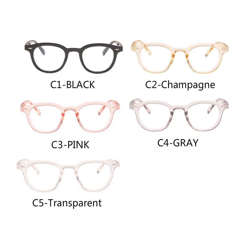 Korean fashion anti-blue light retro small round frame ins glasses