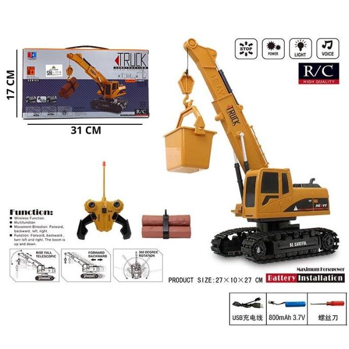 Mainan Remot Kontrol Alat Berat RC Crane