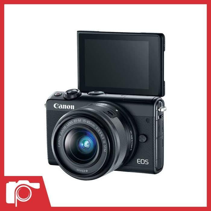 "KD" CANON EOS M100 KIT EF-M 15-45MM BLACK - GARANSI RESMI DATASCRIP
