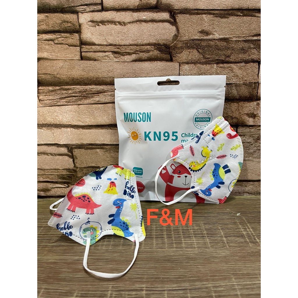 Masker Kn95 Anak Mouson / Masker Motif Anak Isi 10pcs