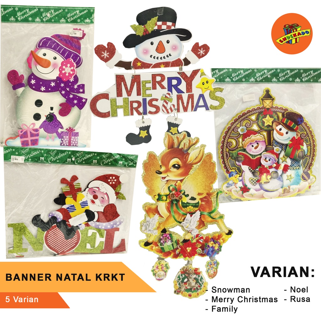 BANNER NATAL KRKT - Hiasan Natal