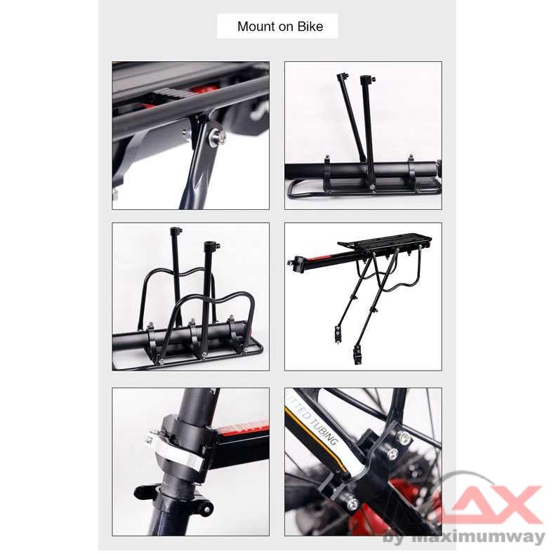 DEEMOUNT Boncengan Belakang Sepeda Luggage Carrier Rear Rack aksesoris sepeda elektrik MTB BMX