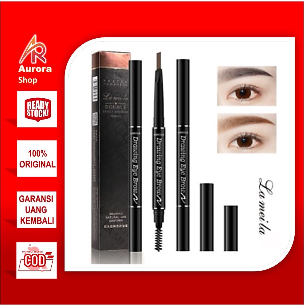 Lameila Eyebrow Double Heads  Pencil Long Lasting Pen Waterproof By Aurora 789