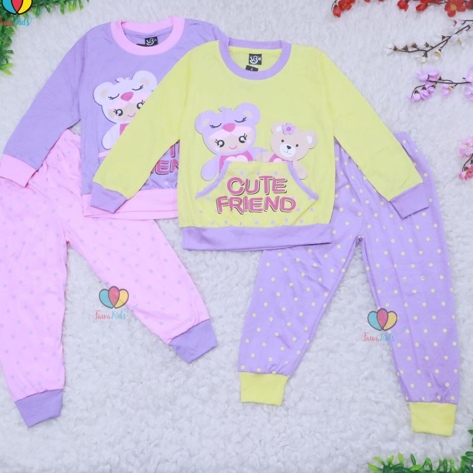 9 Piyama Za Ra Kids Size 7 10 Tahun EXPORT Quality Baju Tidur Karakter Kaos Lengan Celana Panjang
