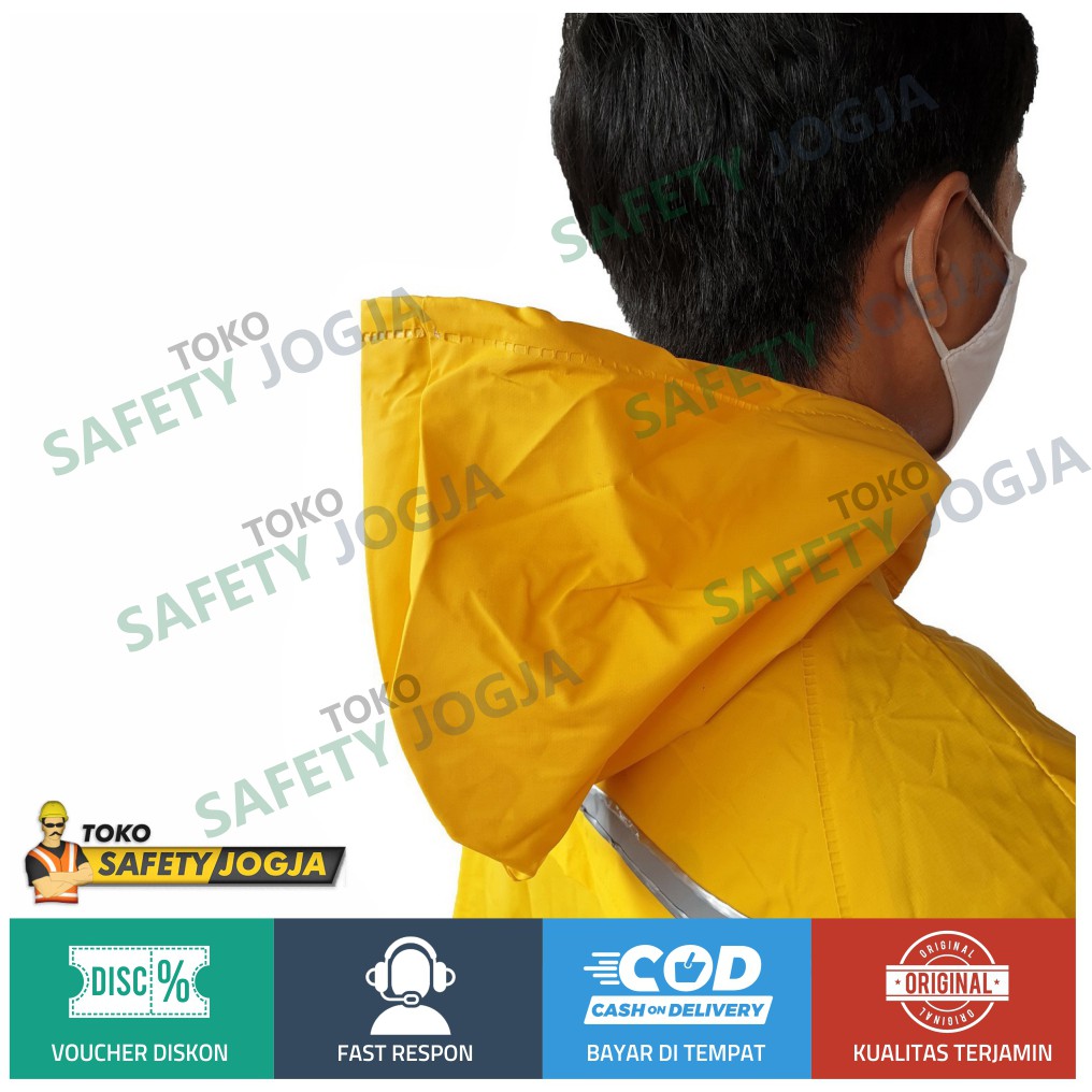 RAINCOAT SAMUDRA MANTEL HUJAN TERUSAN SAFETY PROYEK GOSAVE