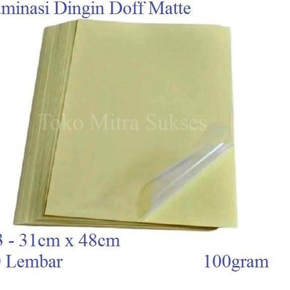 

$$brz-74 Laminasi Dingin Doff Matte A3+