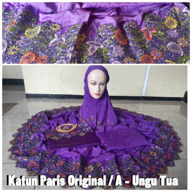 Mukena bordir tasik jumbo