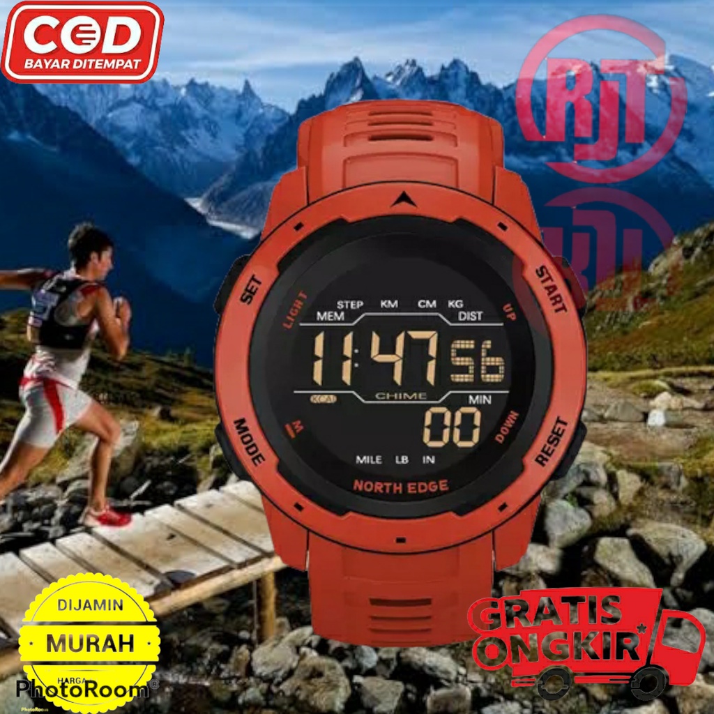 BISA COD - JAM TANGAN DIGITAL SPORT OUTDOOR WATER RESIST SHOCK RESIST TERBAIK NEW ERA PREMIUM WATCHES