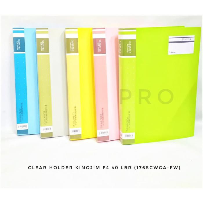 

Clear Holder Document Keeper Isi 40 Folio Map Plastik 176 Kingjim