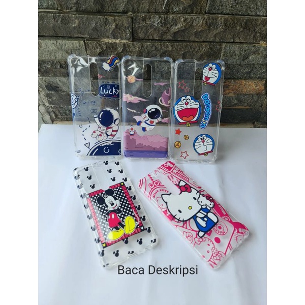 Softcase Advan G3  kompatibel crack karakter Soft Case silikon