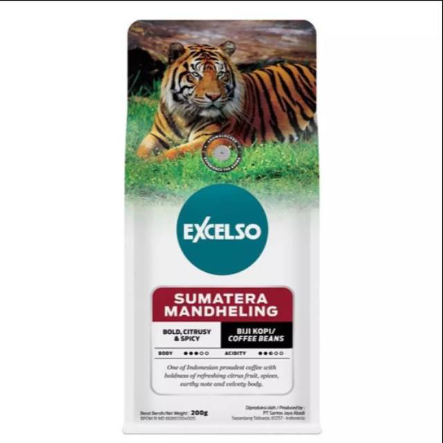 

Excelso Sumatera Mandheling Coffee 200 gram - Biji (grind size by request)