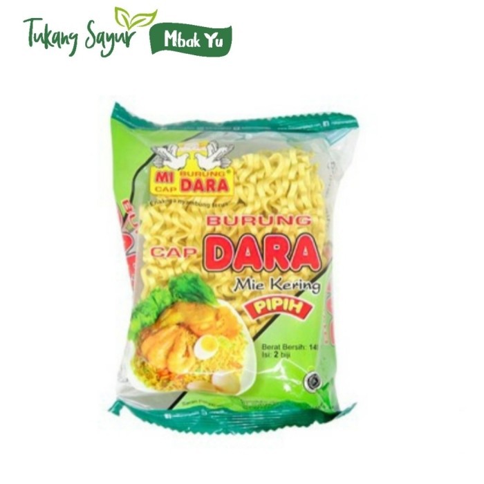 

mie burung dara - mie pipih