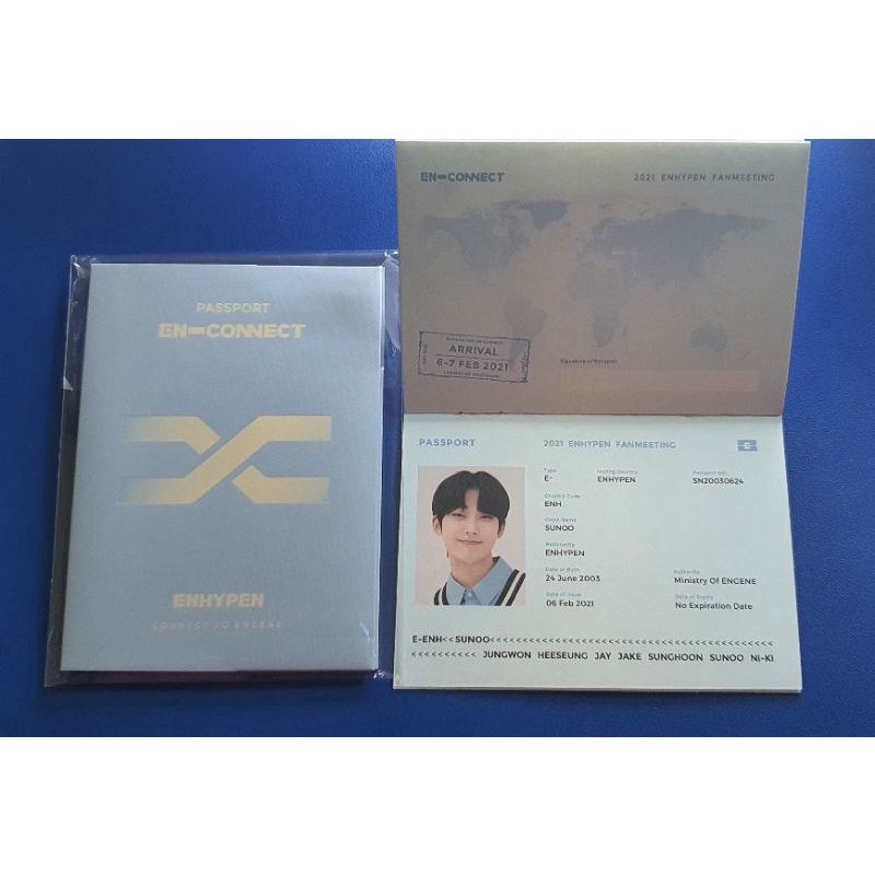 PASSPORT SUNOO DVD EN-CONNECT ENHYPEN