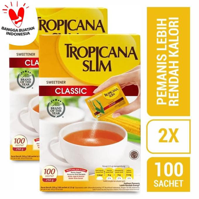 

[[BISA COD]] Twin Pack: Tropicana Slim Classic (100 Sch) STOK TERBATAS Kode 903