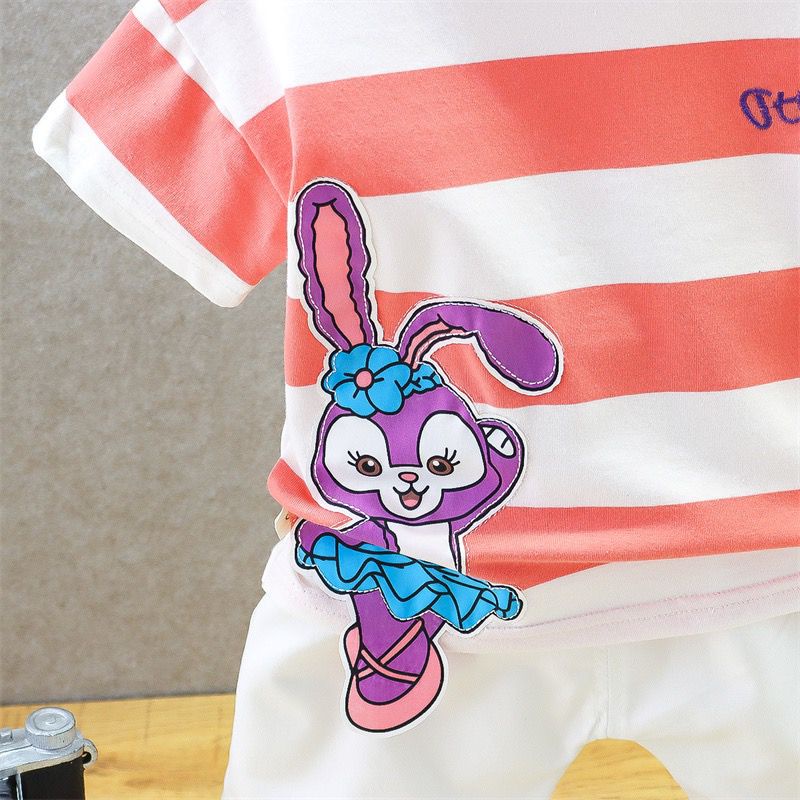 Setelan Anak Permpuan Motif Rabbit Stella Lou