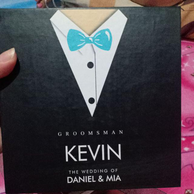 Box Groomsman Bridesmaid 15x15x6