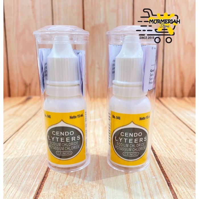 Original CENDO LYTEERS botol 15 ml - Obat Mata Kering & Iritasi Ringan Exp Baru