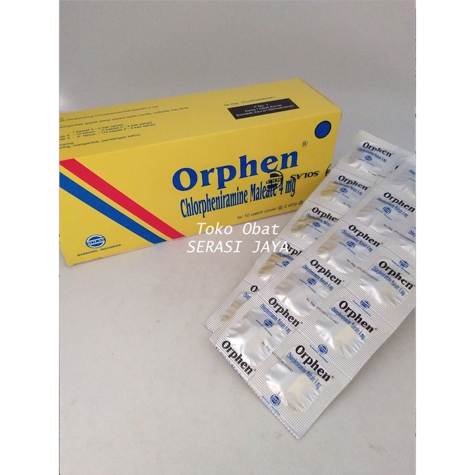 Orphen Kaplet 4 mg Obat Alergi
