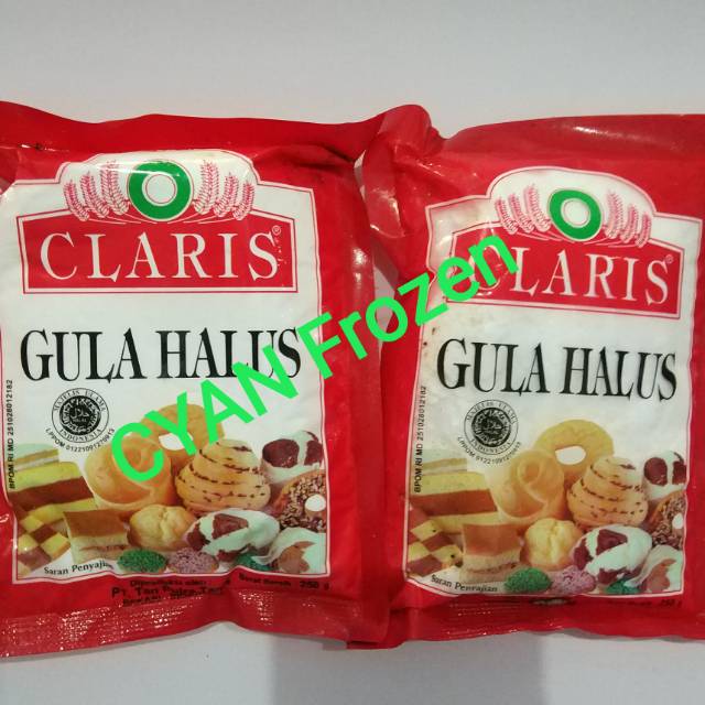 

CLARIS Gula Halus Bubuk (250gr per pack)