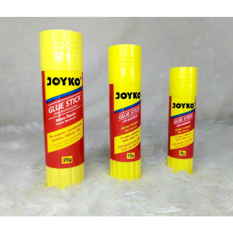 

(2pc)Lem/Glue Stik/Stick/Putar Joyko/Joyco Lem Kertas Joyko 8gr/15gr/25gr