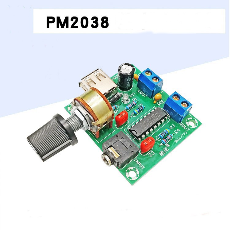 Mini power amplifier 2*5W DC 5V PM2038 (038)