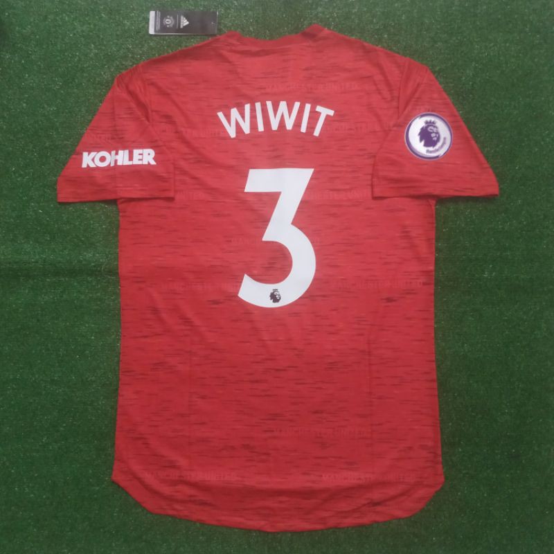 Jersey MU Home Versi Pemain/Player Issue/Vapor Knite 2020/2021 + Patch Premier + Nameset