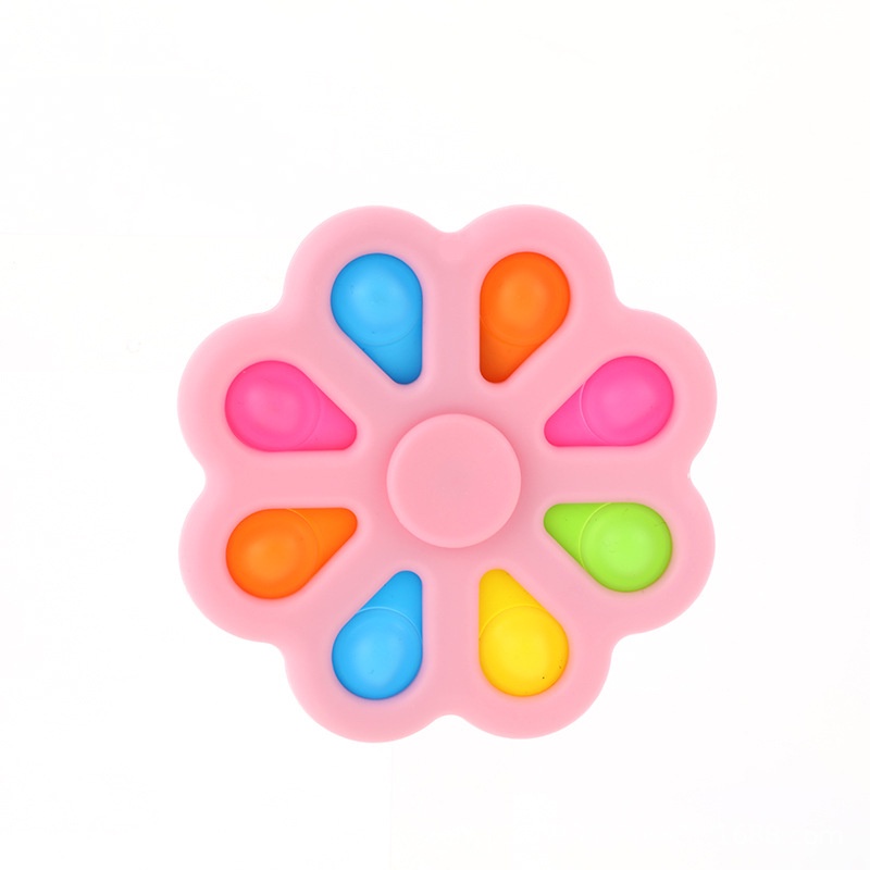 Mainan anak spinner pop it 5/8/10 sisi warna warni/ mainan terbaru dan terlengkap