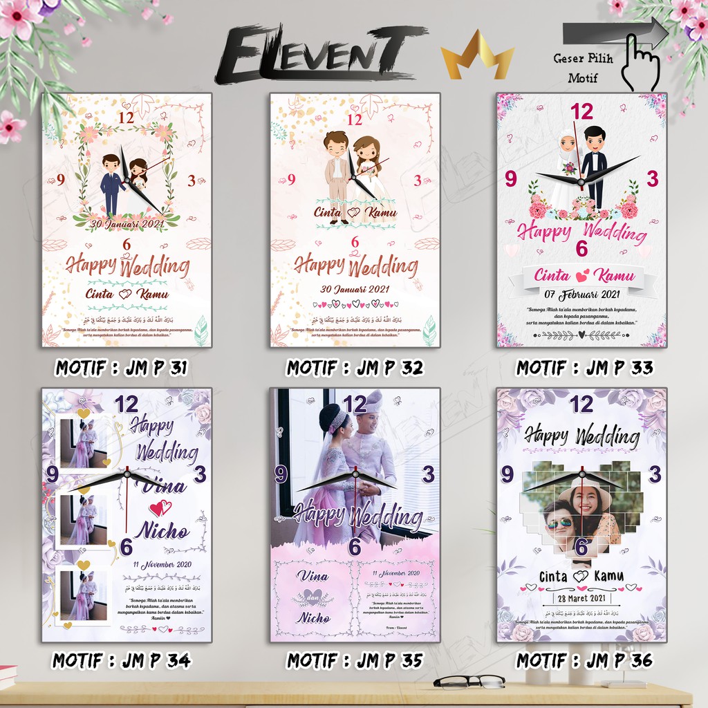 Jam Dinding Custom Foto Hadiah Kado Unik Weeding Anniversary Birthday Graduation Biodata Bayi Ulang Tahun Wisuda Pernikahan Ultah Panjangan Dinding walldecor rumah menarik Kado Teacher Guru Teman Sahabat Biodata Bayi Ucapan Selamat Wedding  Murah