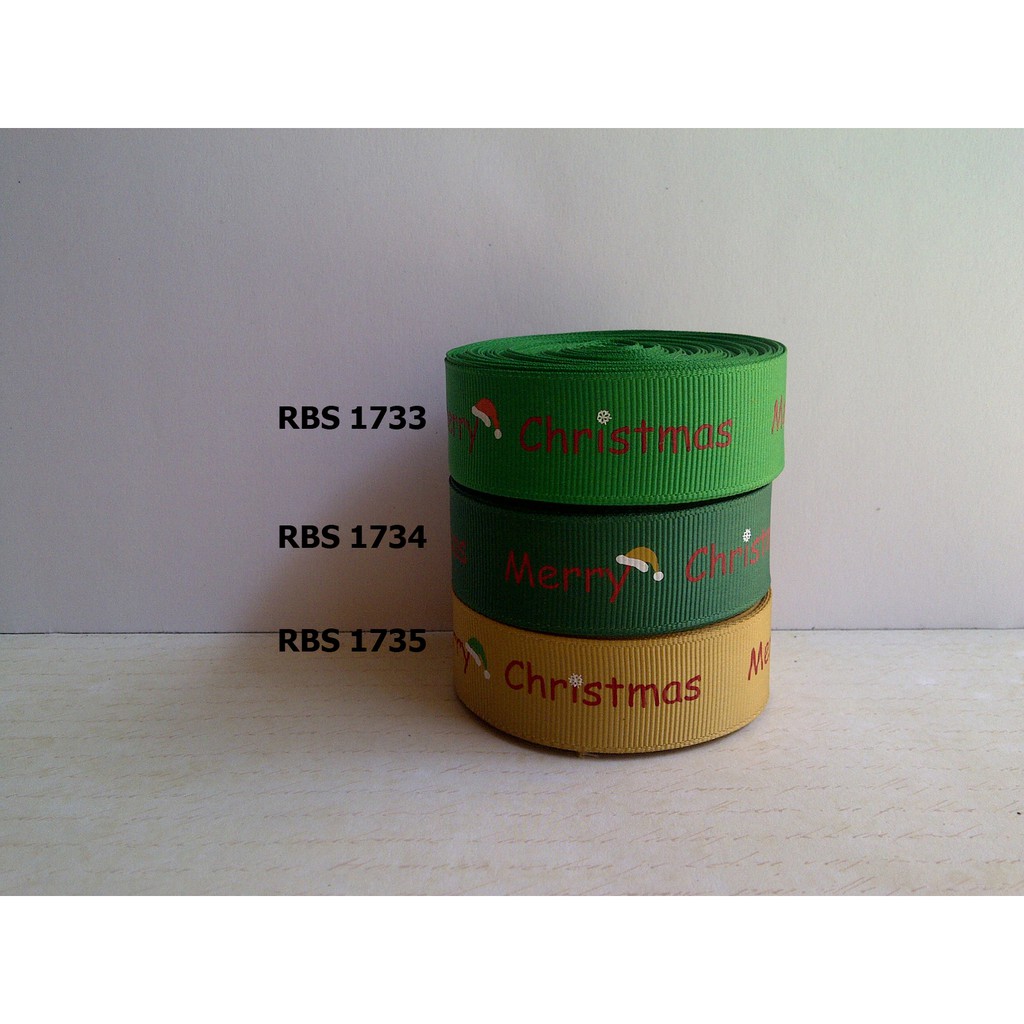 

[10 YARD] PITA GROSGRAIN MOTIF NATAL SALE RBS 1733,1734,1735