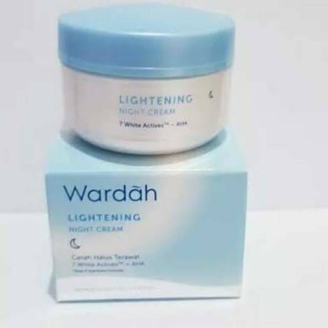 PROMO WARDAH Lightening NIGHT CREAM 30g (besar)/Cream Malam/WARDAH