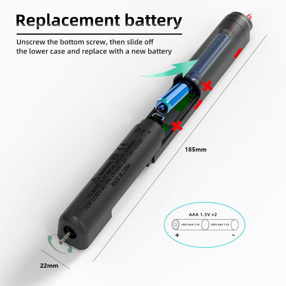 Top BSIDE Z1 pen Tester Detektor Tegangan Listrik True RMS Ohm Hz NCV