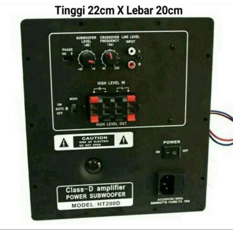 modul power kit subwoofer super bass HT-300 class D
