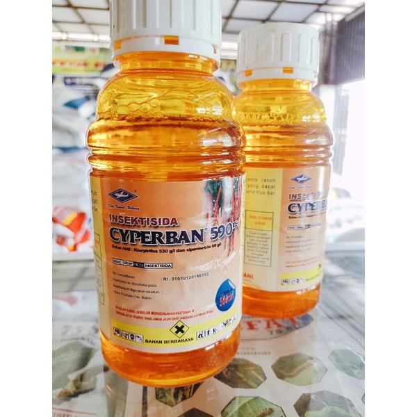 CYPERBAN 590EC / KLORFYRIPOS 530EC + SIPERMETRYN 60EC ORIGINAL 500ML