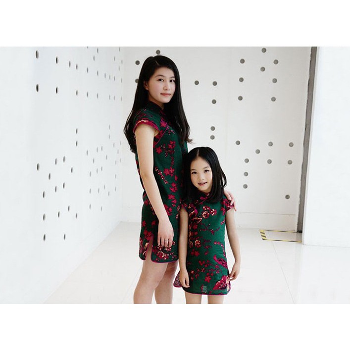 littlekiddoss CH1912 Cheongsam Qipao Baju Imlek Baju Shincia Baju China Dress Cheongsam Couple