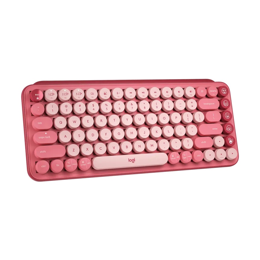 Logitech POP Keys Wireless Mechanical Emoji Keyboard - Heartbreaker