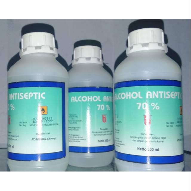 HANDSANITIZER 300ml, ADA IJIN EDAR KEMENKES DAN DIPRODUKSI PT BRATACO