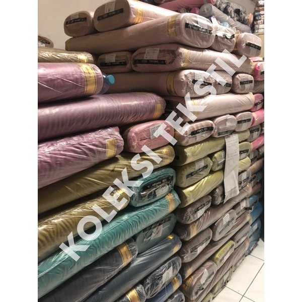 Kain TOYOBO Warna Lengkap (harga per 0.5 meter)