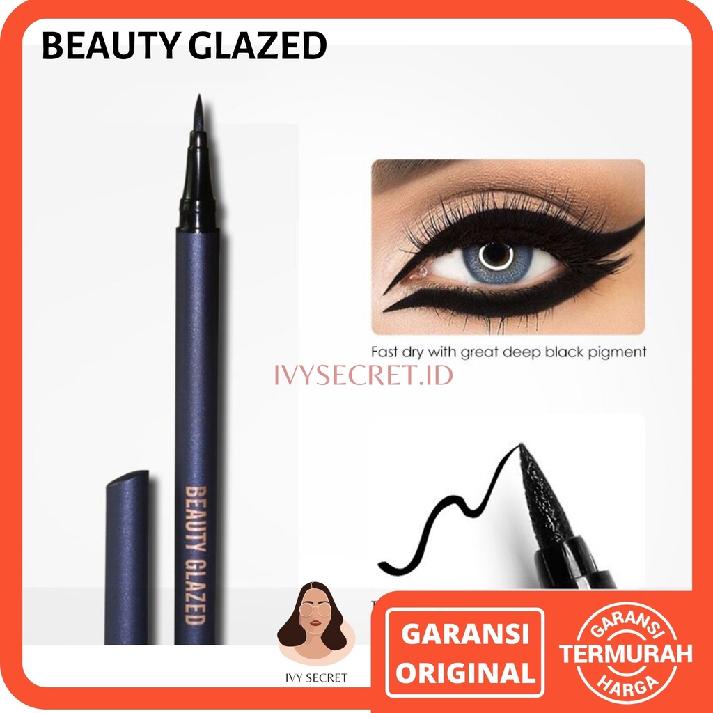 Beauty Glazed Eyeliner Beauty Glazed Eyeliner Pencil Waterproof Beauty Glazed Eyeliner Pensil Eyeliner Spidol