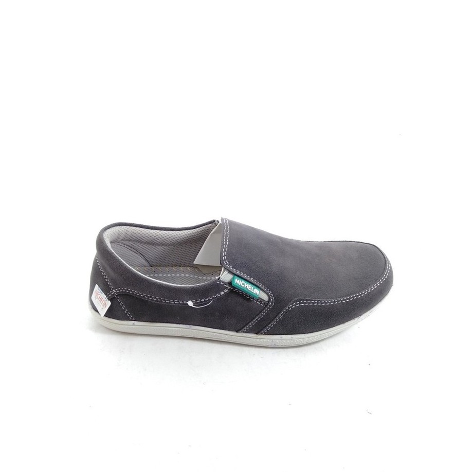 Sepatu Slipon Pria Nichelin SY46 Abu