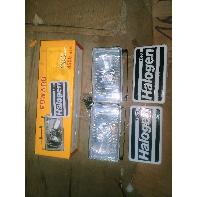 foglamp 4500 kotak persegi lampu bumper panther