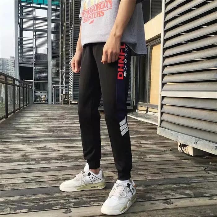 TBI Import Celana Joger Pria DFLEF Man Jogger Street Style Pant K-POP BTS